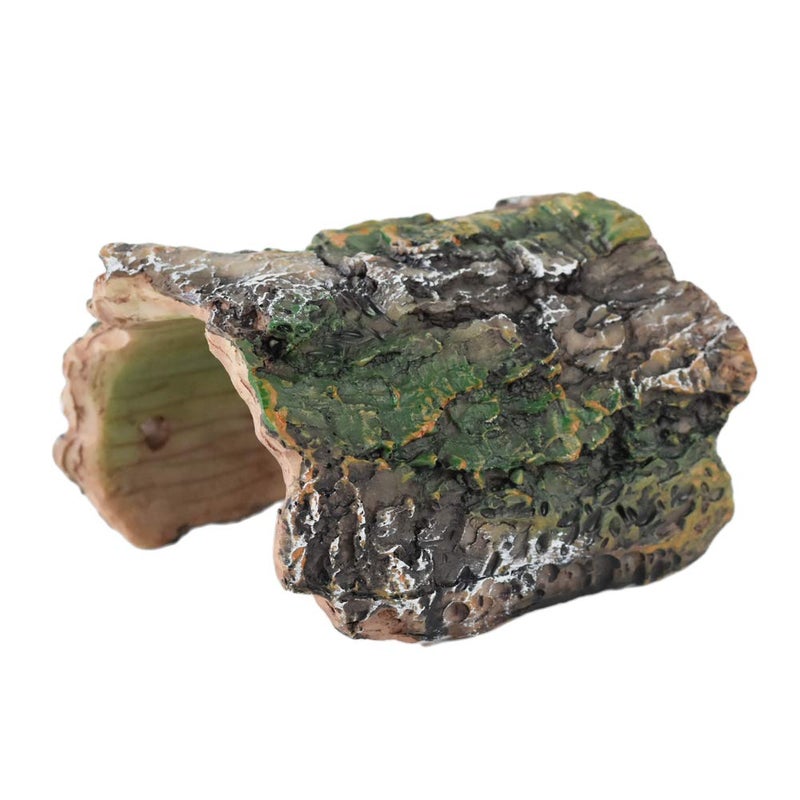OMEM Reptile Hideout Box, Spider, Scorpion Reptile Hides and Caves Habitat Decor, Imitation Bark Resin Hidden Nest Tortoise Supplies - Image 3